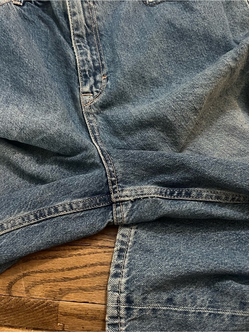 Free People Tinsley Baggy Mid Rise Straight Leg Jeans Size 30 - Picture 6 of 8